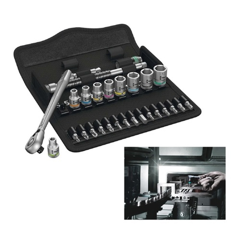 Набор 28 предметов 8100 SA 8 Zyklop Metal Switch с трещоткой, реверс, 1 / 4 дюйм WERA WE-004018