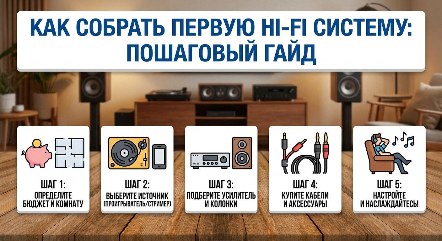 Как собрать первую Hi-Fi систему: пошаговый гайд