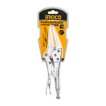 Клещи зажимные удлиненные INGCO HLNP0209 230 мм