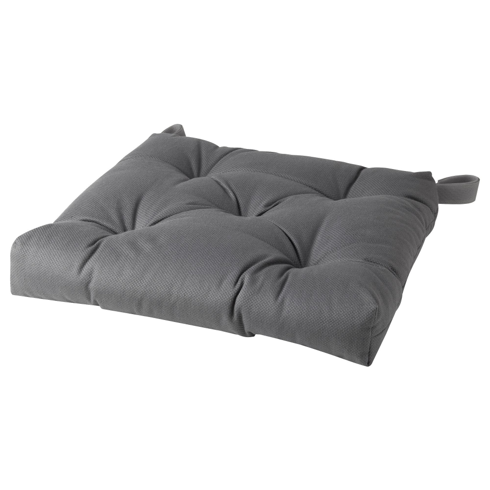 Подушка на стул IKEA MALINDA (МАЛИНДА), Серый, 40 / 35х38х7 см