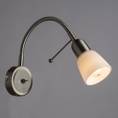 Бра Arte Lamp LETTURA A7009AP-1SS, 1хE14