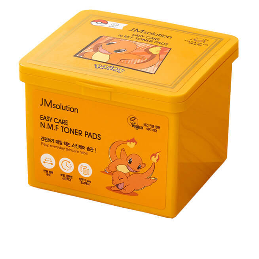 Тонер-пэды с аквасилом и пептидами JMSOLUTION Easy Care Nmf Toner Pads 70 шт