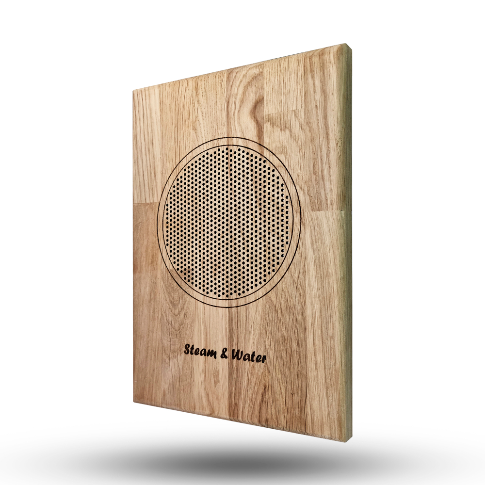 Дубовая сетка для динамика SW 525 White - Wood CORNER (прямоугольная угловаяя)