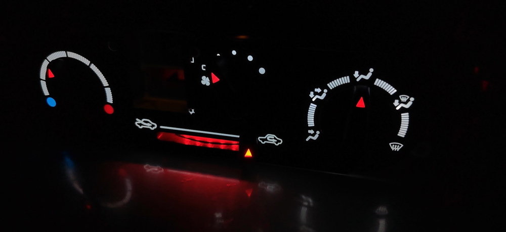 Светодиодная плата для печки Pajero Sport 1 (индивидуальный заказ по цветам)
