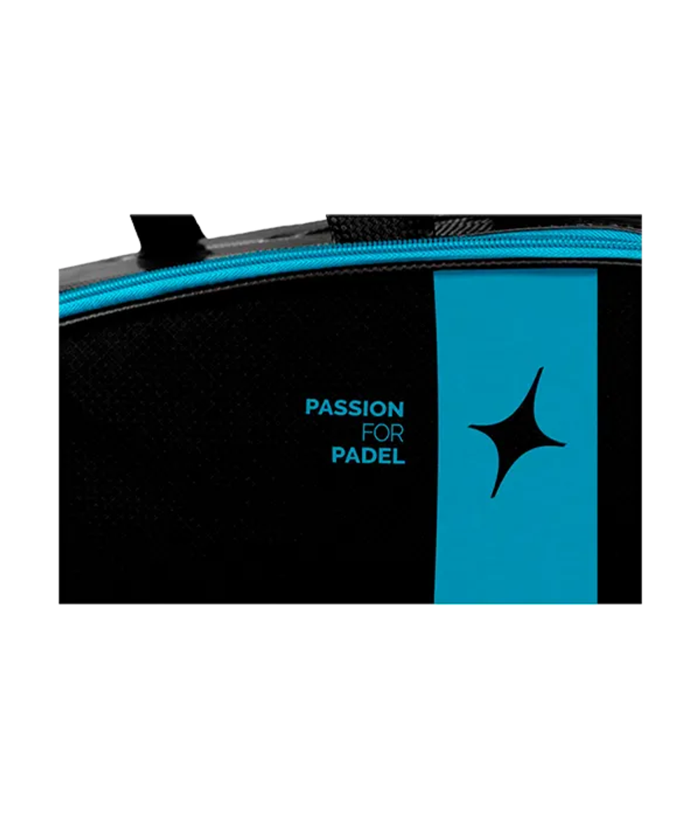 Сумка для падел Starvie Racing Drax Black-Blue 2025, премиальный дизайн и термокарманы