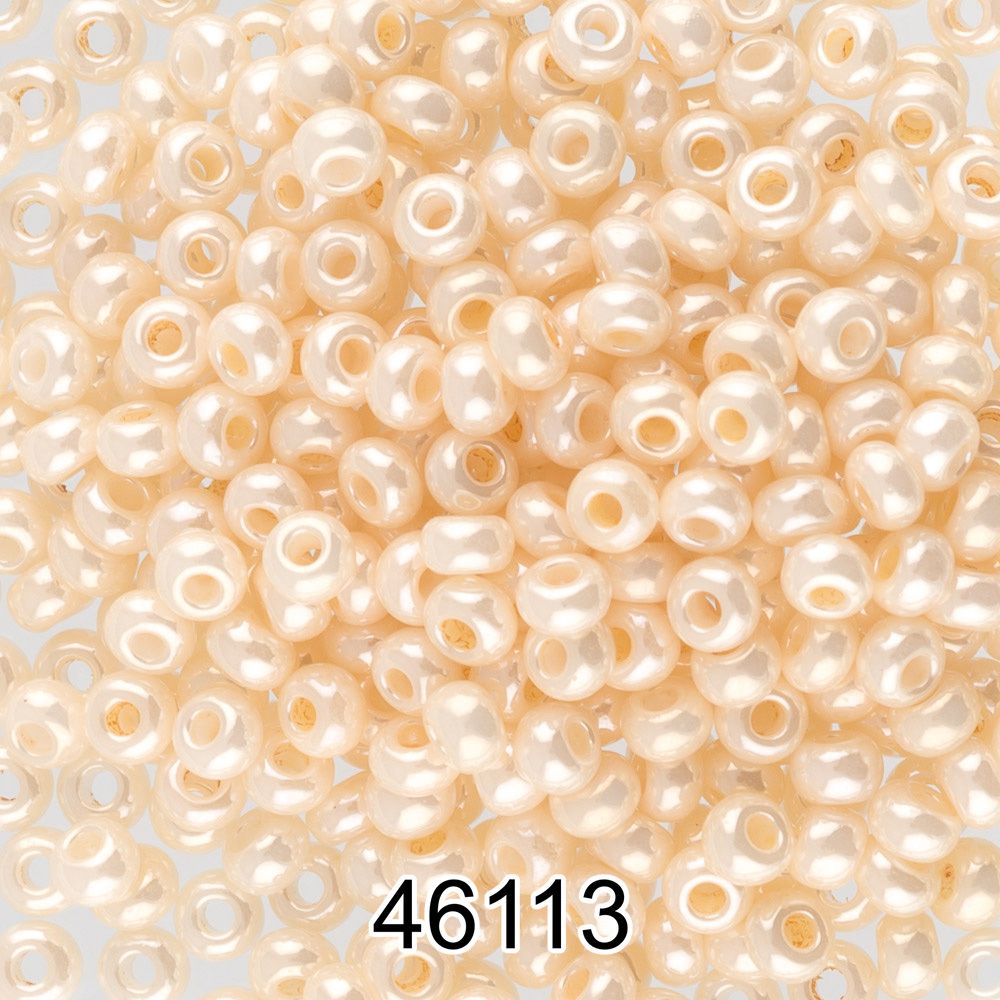 Бисер Preciosa 10/0 (2.3 мм), 500 г, 46113 (Ф140) под жемчуг
