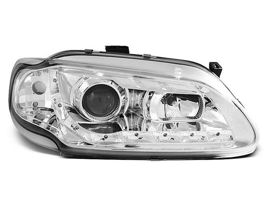 Передние фары Renault Megane 1/Scenic 1 daylight chrome