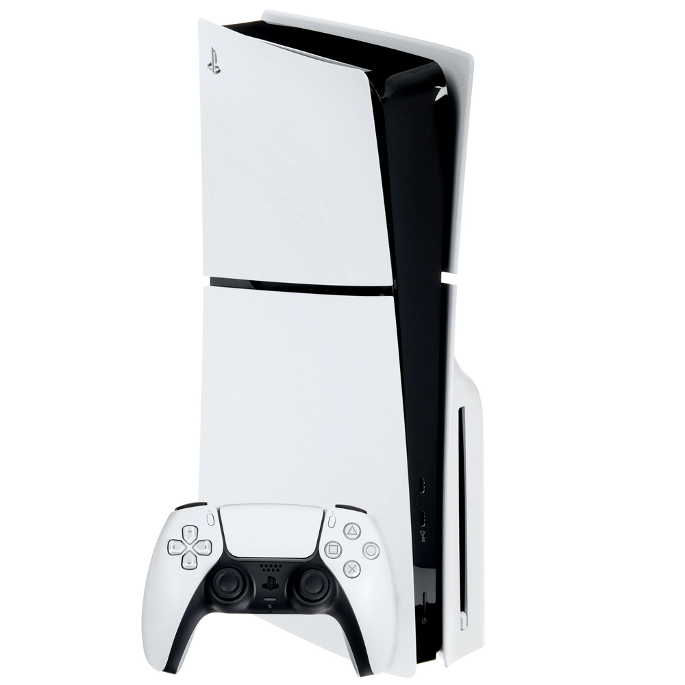 Игровая консоль PlayStation 5 Slim [1000 ГБ, с дисководом, Bluetooth 5.1, Wi-Fi 6 (802.11ax), HDMI 2.1, до 3840х2160]