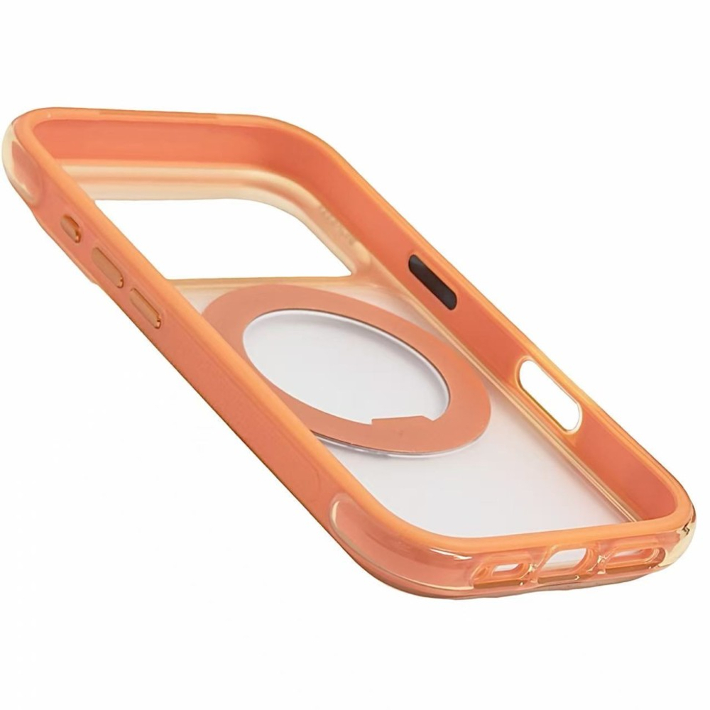 Накладка для i-Phone 17 Pro Max Keephone Monica Airbag Pro оранжево-прозрачный