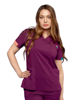 Туника медицинская женская Pulse 254 Alabama, R143 пурпурно-фиолетовый, L