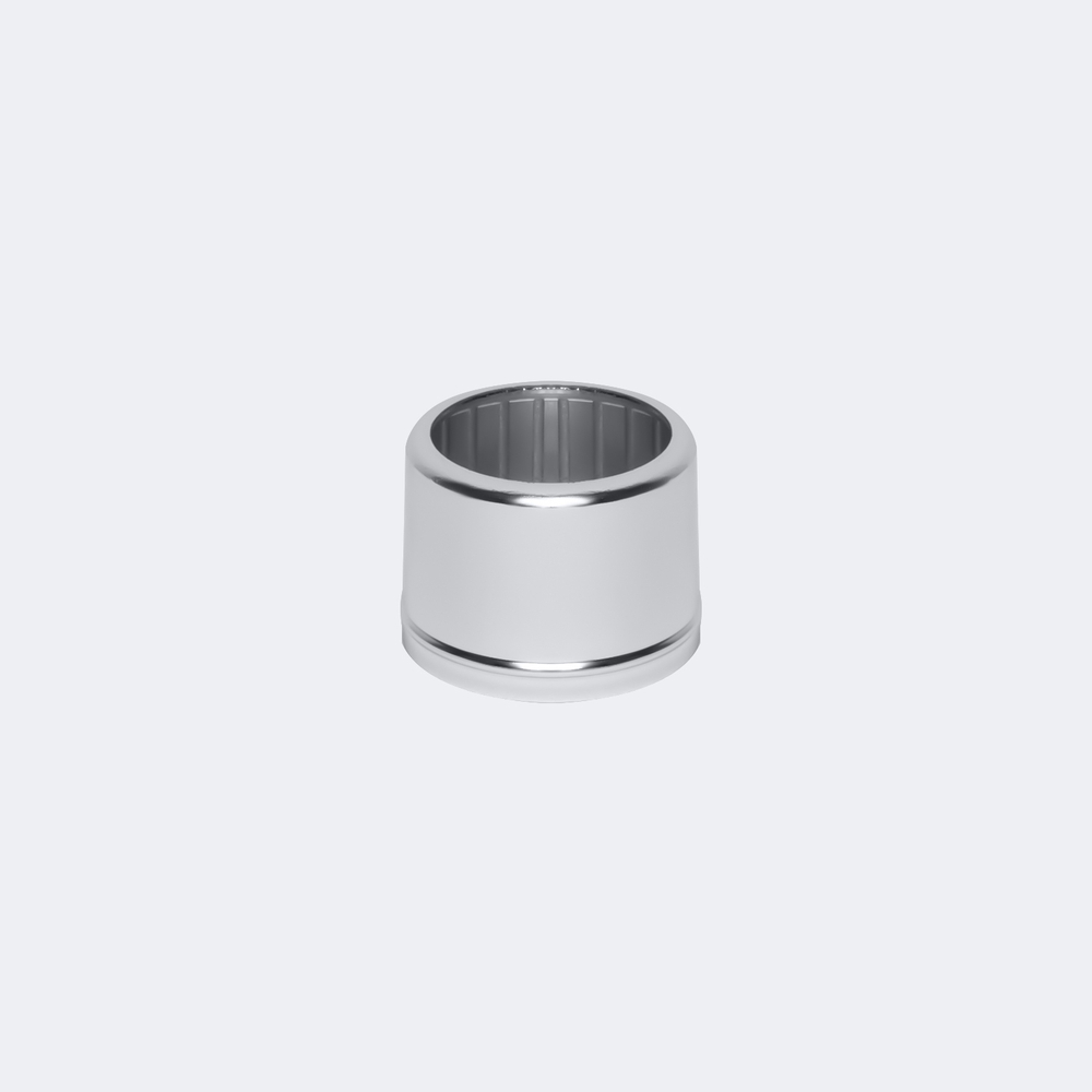 Collar lower ring silver FEA 15/ Кольцо металлическое с нижним ободком