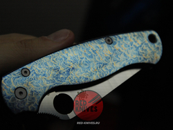 Нож Spyderco Paramilitary 2 "Огненный" Титан C81TI4