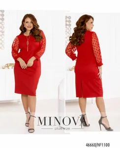 Платье с разрезом Minova 46668