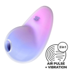 Сиреневый вакуум-волновой клиторальный вибростимулятор 9,4см Satisfyer Pixie Dust 4049731