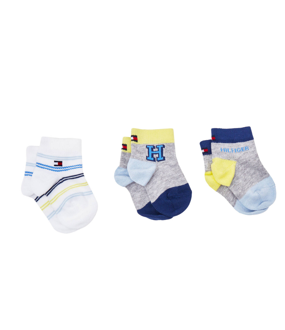 Носки 3 пары Tommy Hilfiger - серый(701227328)