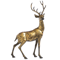 Фигурка METALL.DEER GLD Фигурка оленя золото Goodwill Золотой