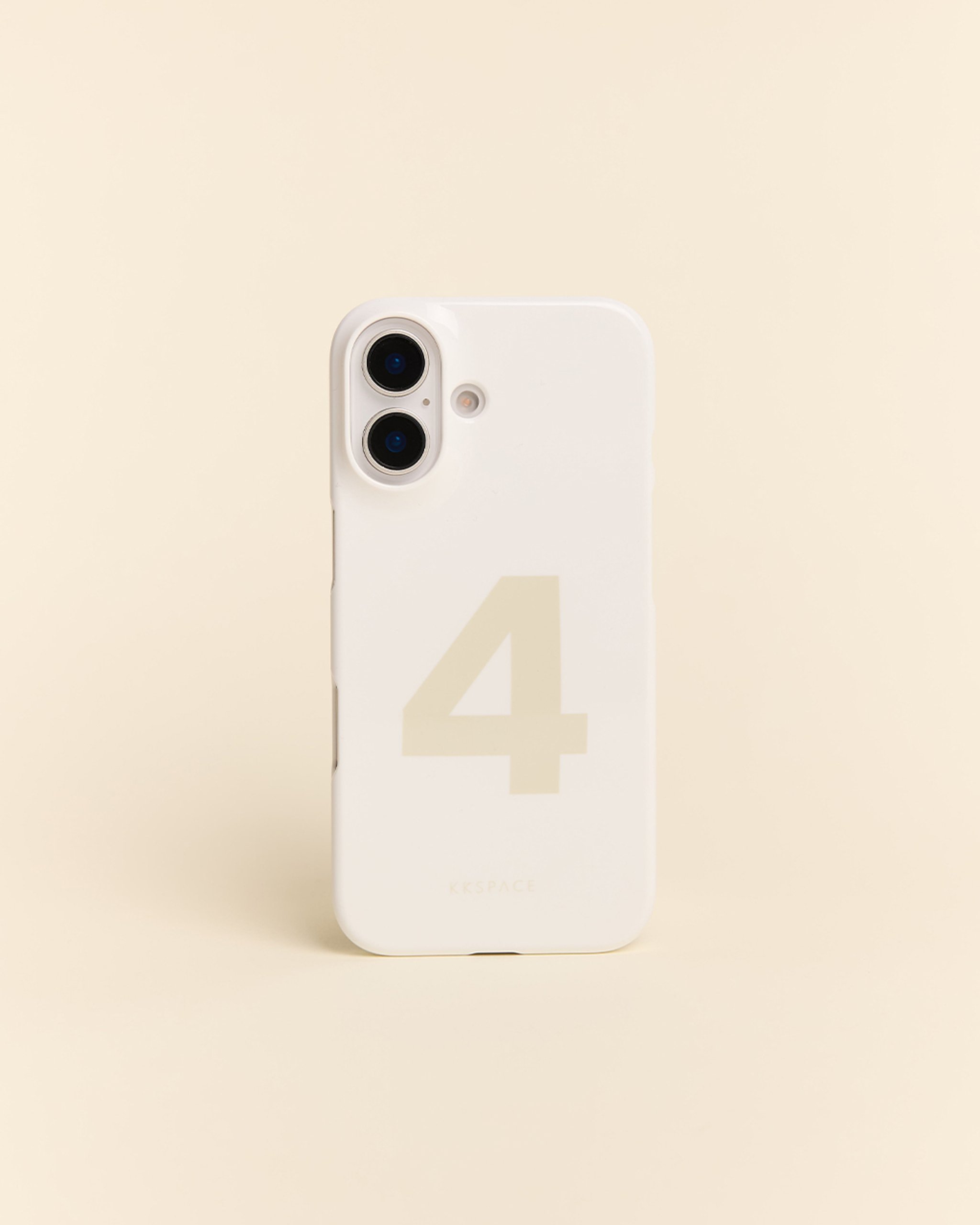 Чехол NUMBERS для iPhone | Бежевый