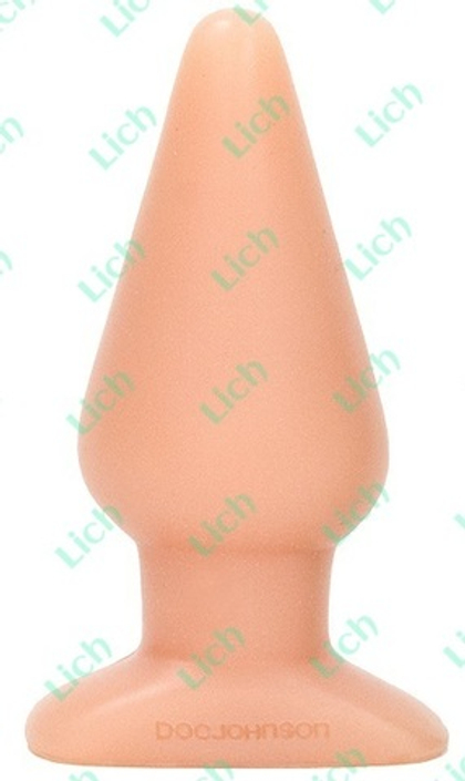 Большая телесная пробка PLATINUM SILICONE