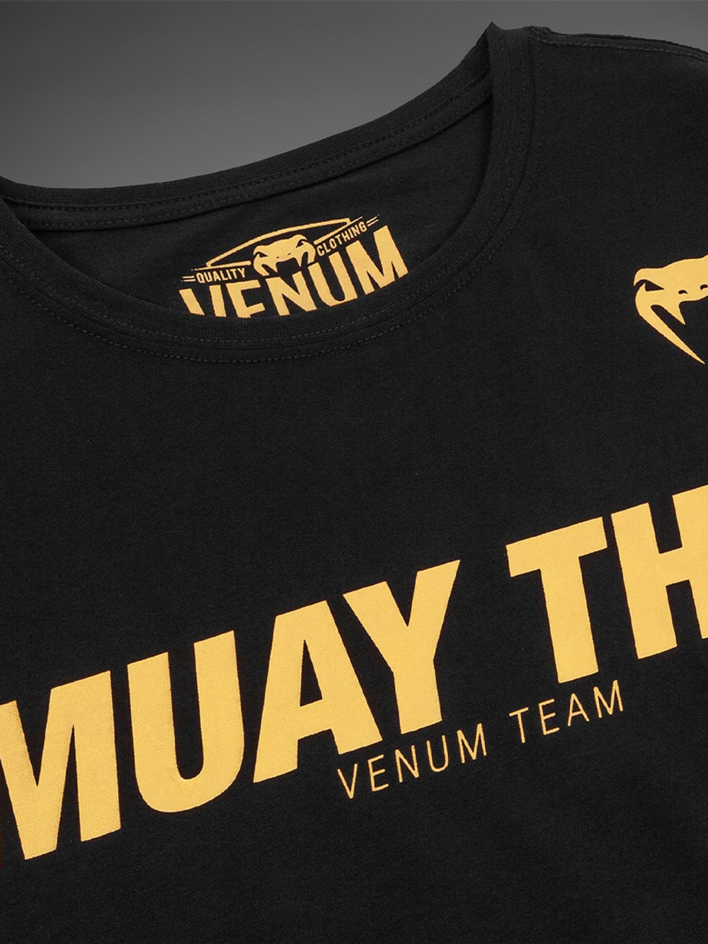 Футболка Venum Muay Thai VT Black/Gold