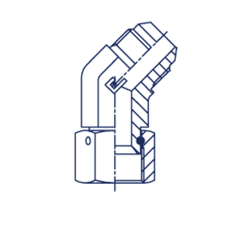 Соединение PN45 JIC 3/4