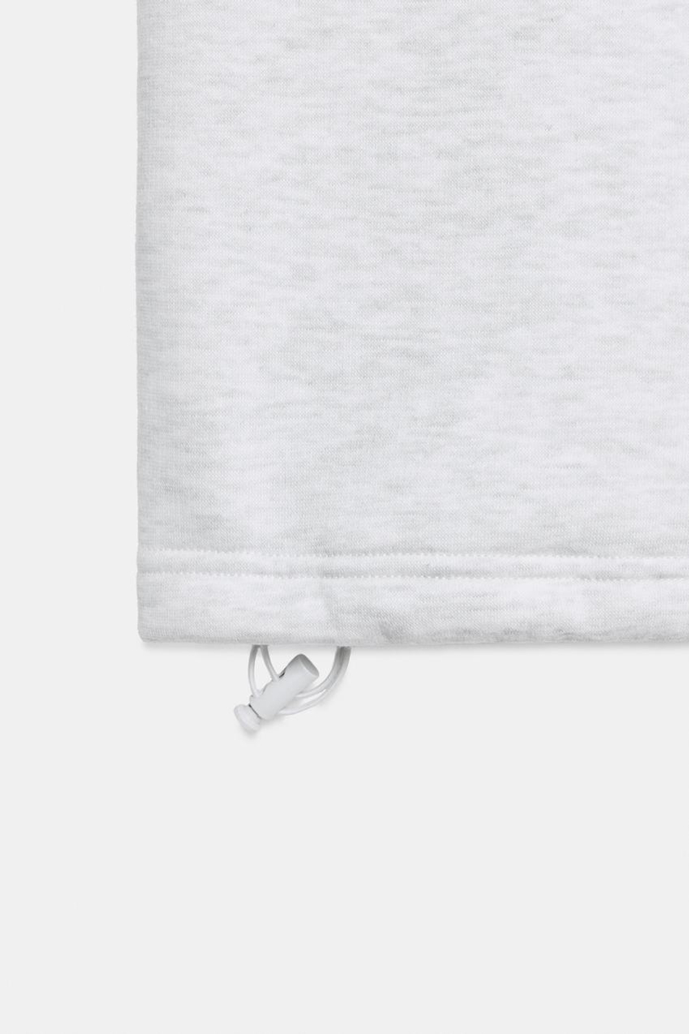 ZARA БАЗОВЫЕ БРЮКИ ПРЯМОГО КРОЯ, СЕРЫЙ МЕЛАНЖ