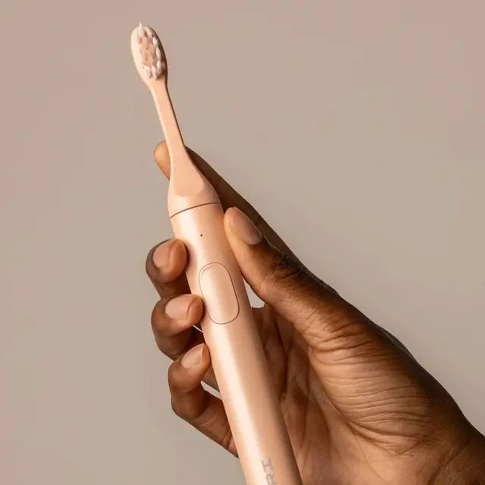 SURI Электрическая зубная щетка Electric Toothbrush with UV Light Cleaning and Charging Case and Mirror Mount, Sunset Bloom