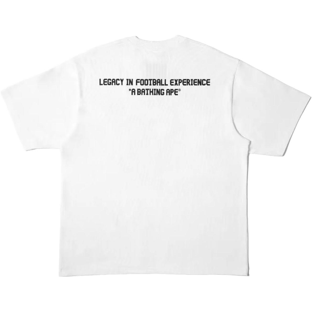 A Bathing Ape Bathing Ape X Cr7 Life Cr7 Life Collaboration Fw25 Футболка белый