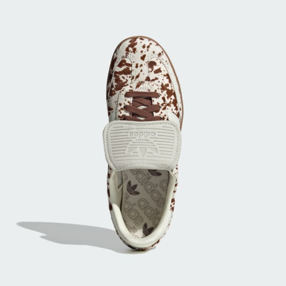 ADIDAS Кроссовки Samba с анималистическим принтом, белый/розовый