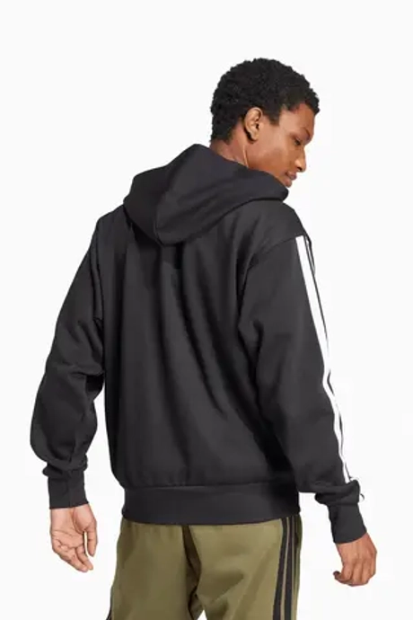Кофта adidas Essentials 3-Stripes Fleece - черный