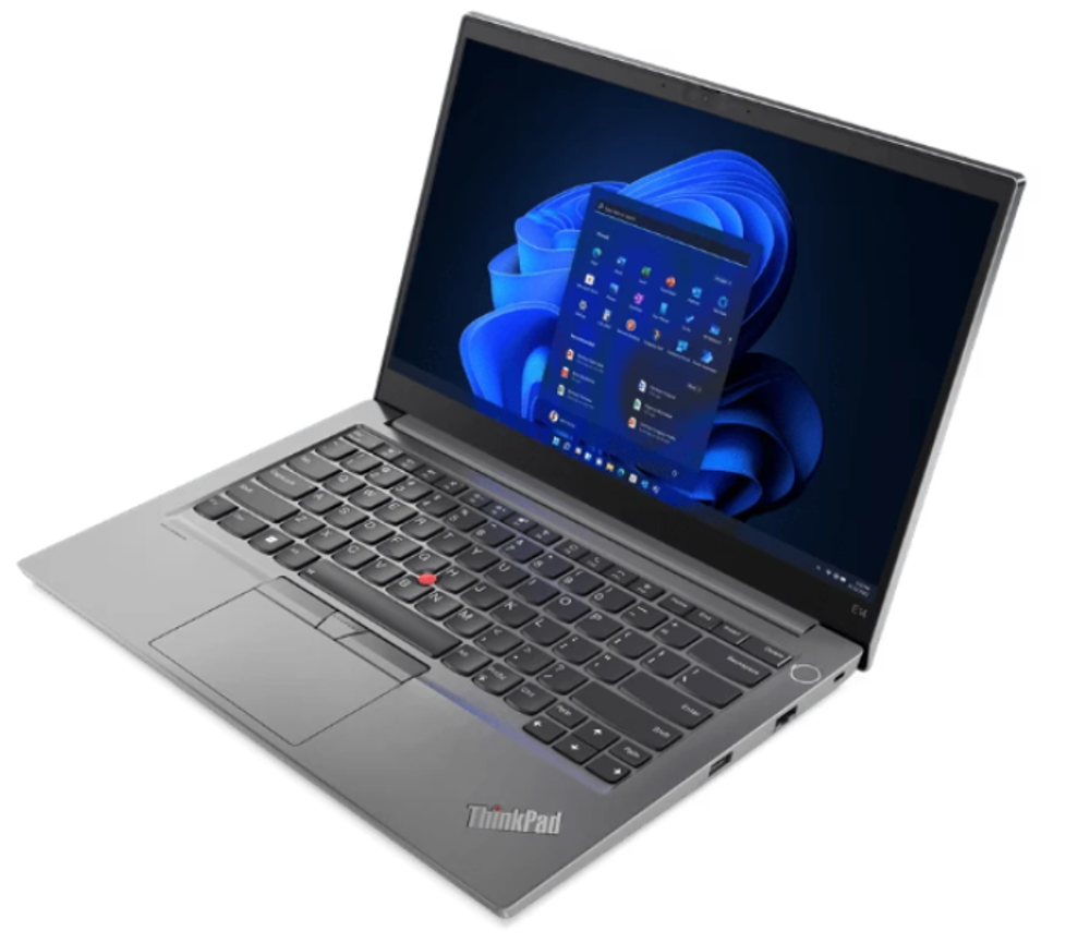 14" Ноутбук Lenovo ThinkPad E14 Gen 4 Grey (1920x1080, Intel Core i3-1215U, RAM 8ГБ, SSD 256ГБ, Intel Iris Xe Graphics, OS Windows)
