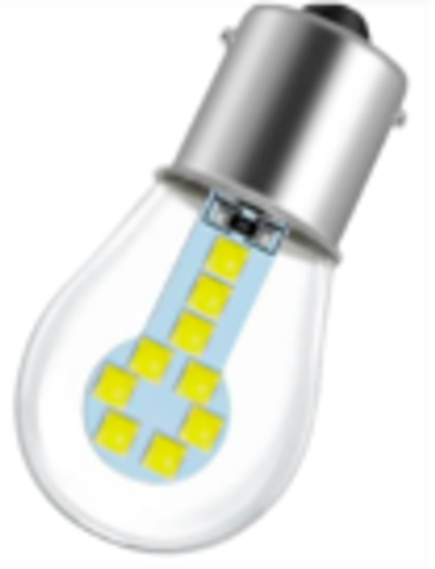 ZMB P21 LED 18SMD(3030) 12V Белый (1шт.)