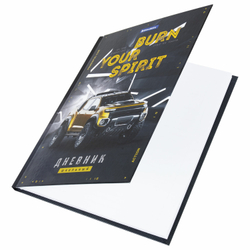 Дневник 1-4 класс 48 л., твердый, BRAUBERG, глянцевая ламинация, с подсказом, "Крутой Джип", 106830
