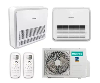 Мульти сплит-система Hisense на 2 комнаты (25+25 кв.м.) консольные
