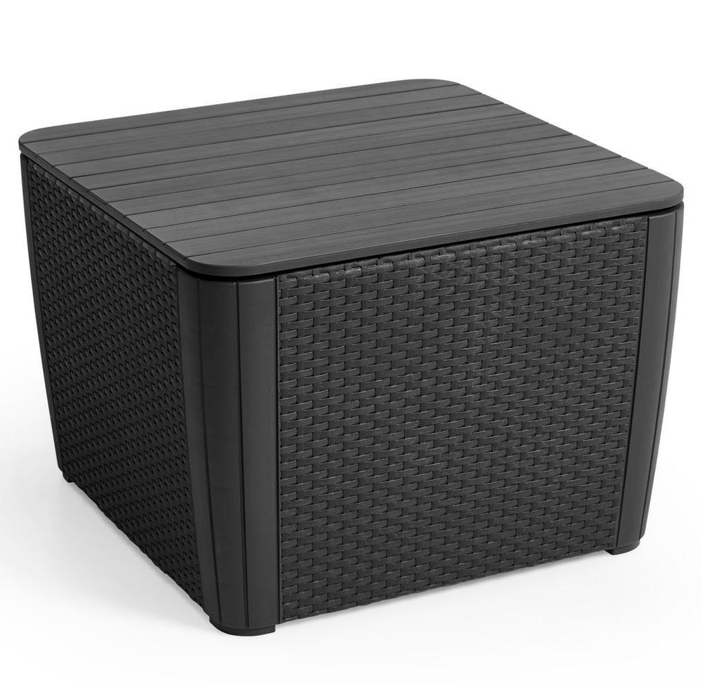 Столик - ящик под ротанг Keter Luzon Plus Flat Wicker
