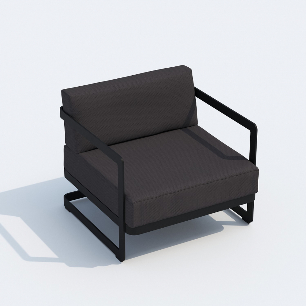 Лаунж зона Ideal Patio СИЛЕНА антрацит - каркас карбон