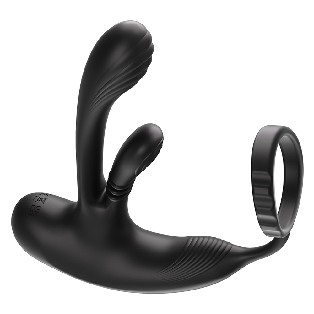 Вибромасcажер простаты с технологией массажа на 360° и пультом ДУ Amovibe Hero Prostate Rubbing & Vibration
