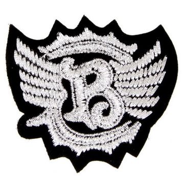 Нашивка "B" с крыльями и короной
