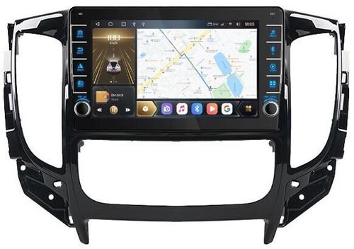 Магнитола для Mitsubishi L200 5 2015-2019 (климат), Pajero Sport 3 2016-2023 (МКПП), FIAT Fullback - Kuberg OL-9567-2 (кнопки и крутилки), Android 12, Быстрая, CarPlay, 4G SIM-слот