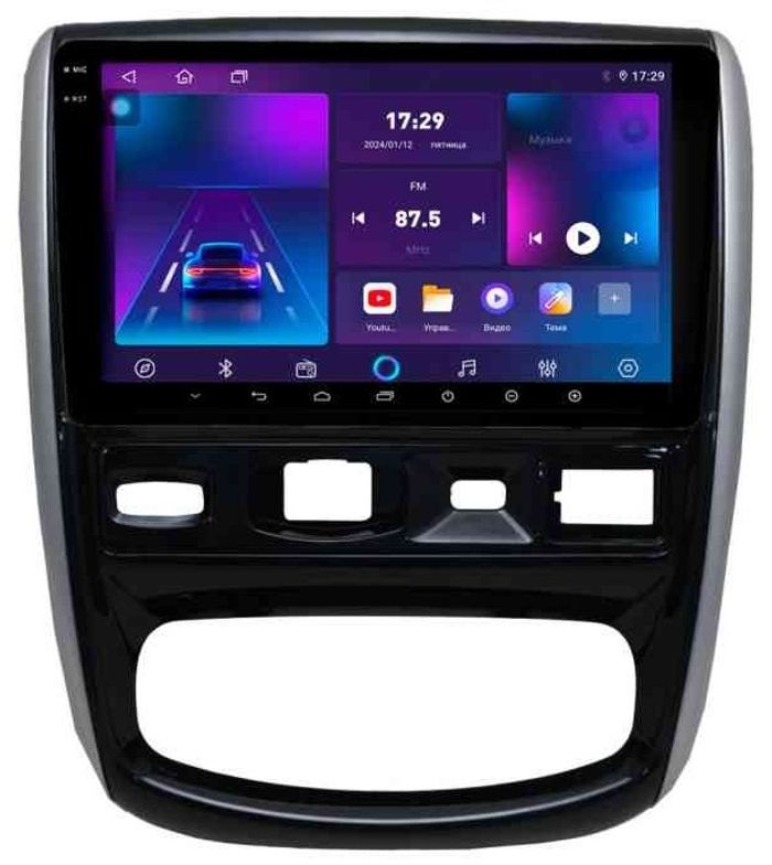 Магнитола для Renault Duster 2010-2015, Nissan Terrano 2014+ - Parafar PF677LUX1RN2K на Android 13, Быстрая, QLED+2K, CarPlay, 4G SIM-слот