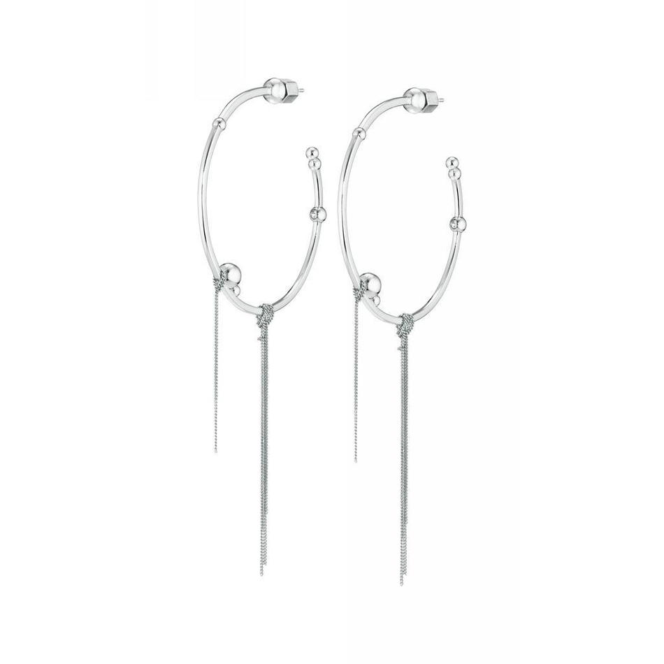 Серьги-кольца Bubble Word — Caviar Jewellery, серебро