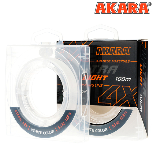 Шнур Akara Ultra Light White 100 м 0,12