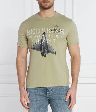 Футболка Aeronautica Militare - зеленый(TS2212J641)