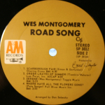 Wes Montgomery - Road Song - 1968 USA OG Press