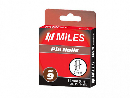 Штифты для степлера 14х1,25 мм "Miles" (1000шт) Miles