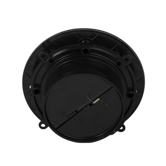 Вытяжной тонкий вентилятор SlimVent МV 100, пластик круг черный матовый
