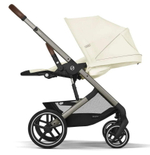 Коляска Cybex Balios S Lux TPE complete Cloud T Mirage Grey Plus Base T 4 в 1 Seashell Beige с дождевиками