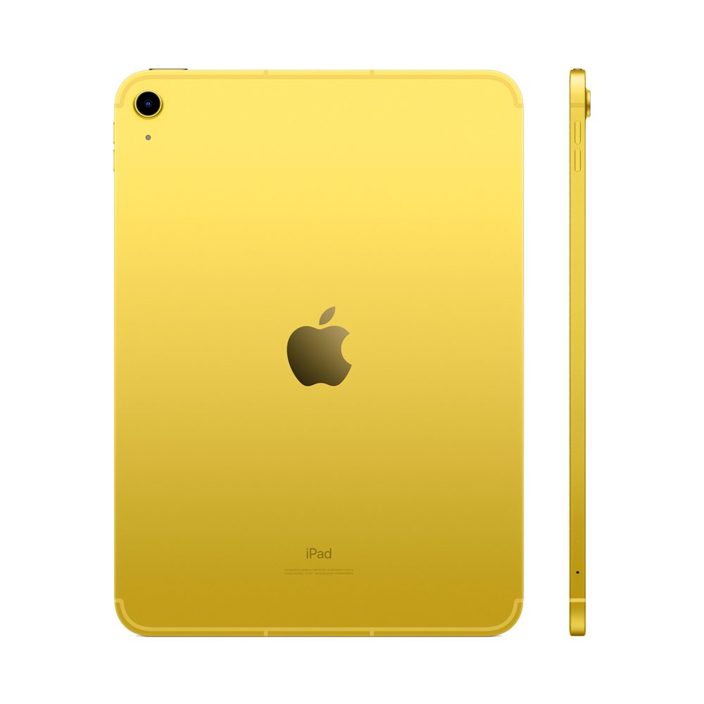 Планшет Apple iPad 10 (2022) Wi-Fi + Cellular 64GB, Yellow (Желтый)