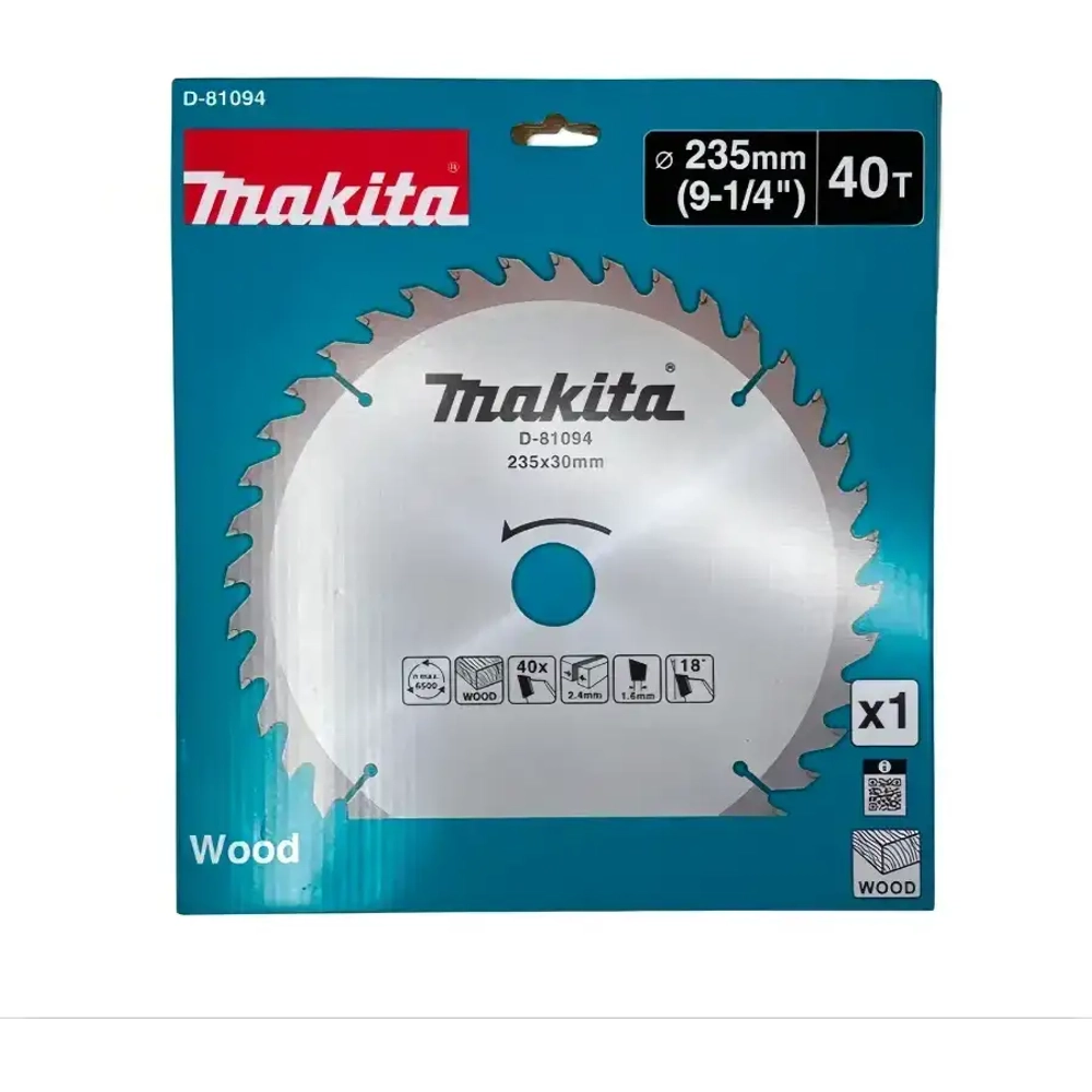 Пильный диск для дерева 235x30x2.5/1.6x40T Makita D-81094