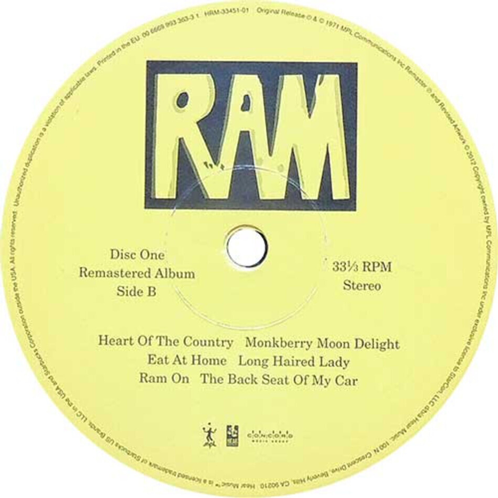 Paul And Linda McCartney / Ram (2LP)