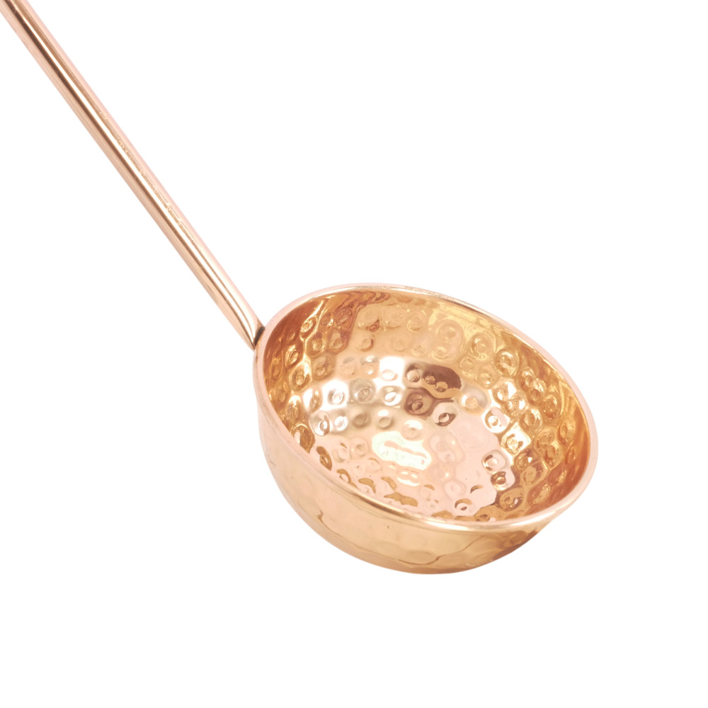 Черпак МЕДЬ 40 см "Русский пар"